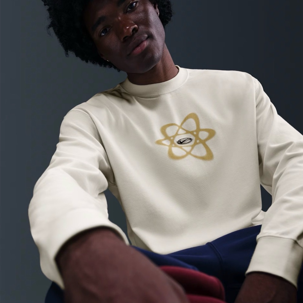 Nike Sportswear Men’s Long-Sleeve  Heavyweight Tee in size XL, Sail NWT - Picture 3 of 6